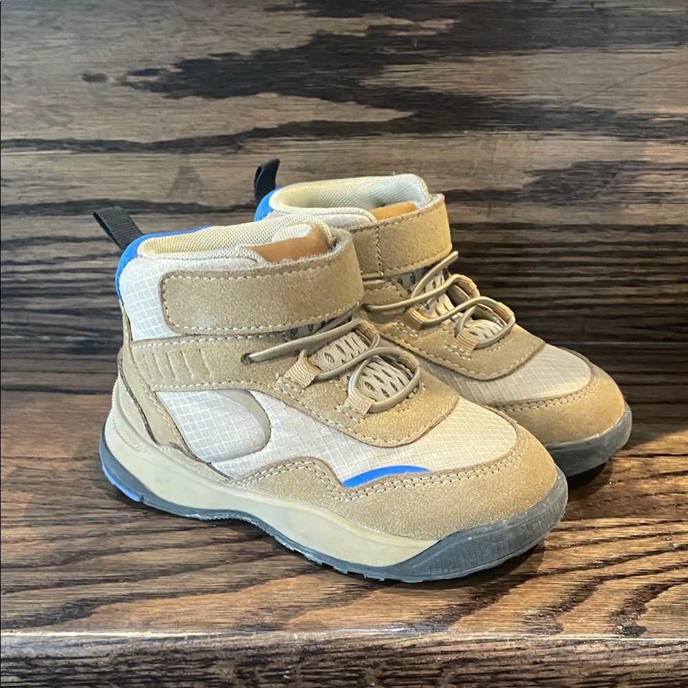 24EUR Zara Kids Tan and Blue Boots